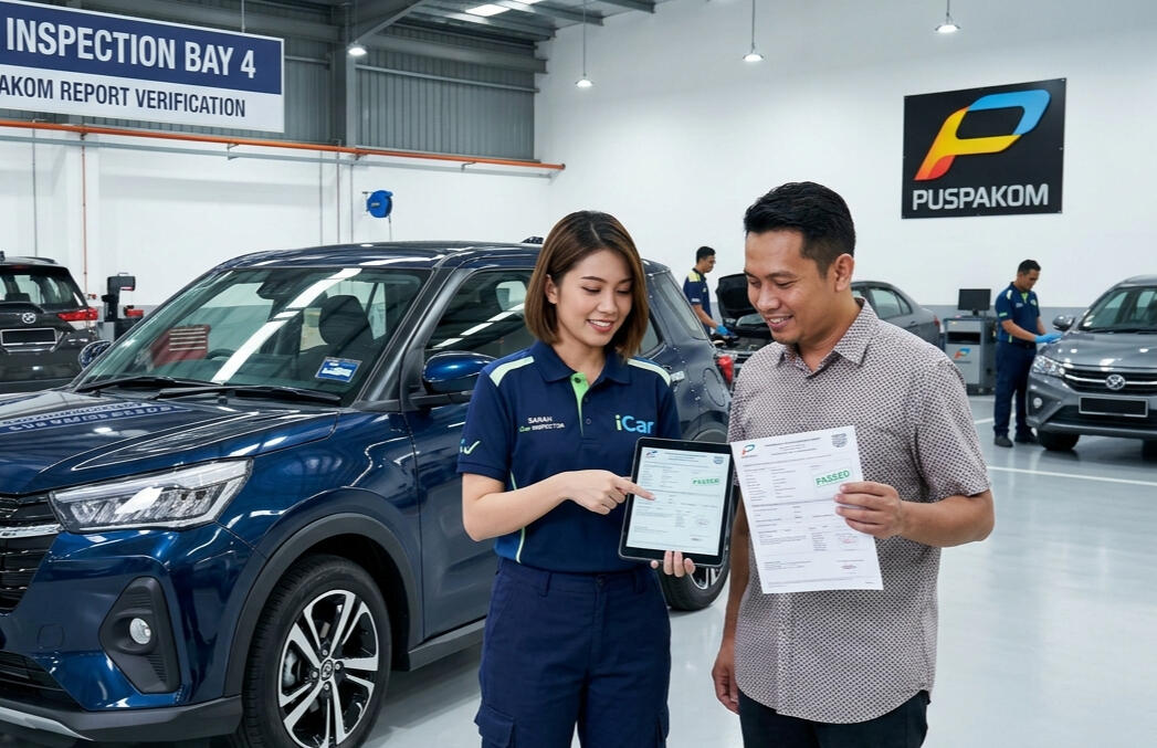 icar.my 马来西亚全马车辆过户, 个人二手车验车代办, Puspakom JPJ inspection & car transfer Malaysia, KL Selangor car buy/sell/rent